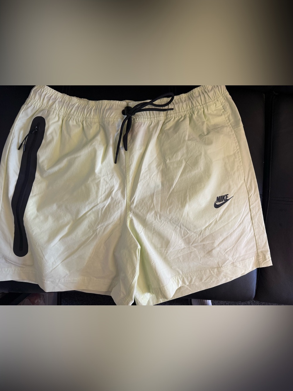 Nike Tech Woven Lime Green Shorts